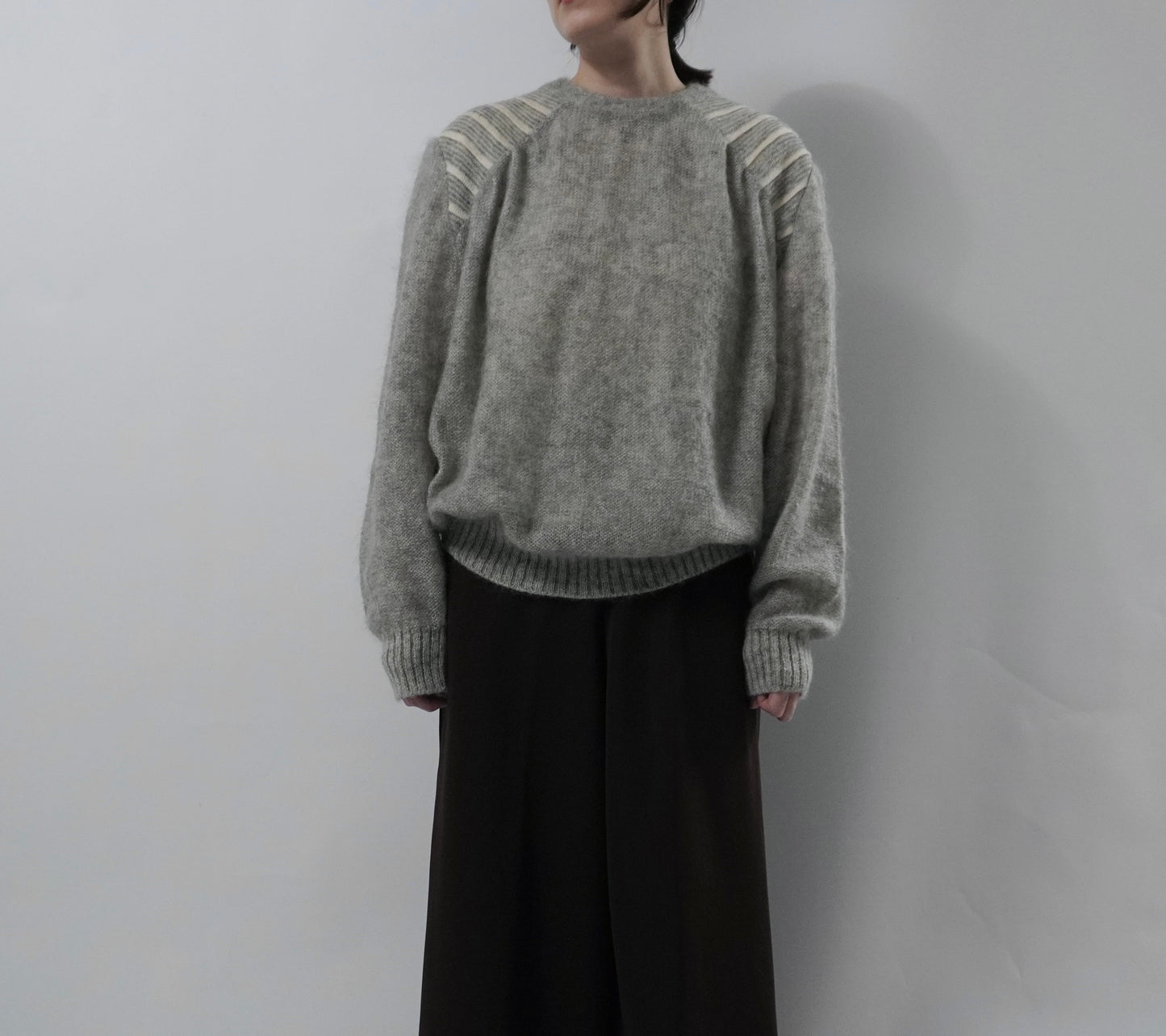 80s Design Mohair Knit  Made in Italy