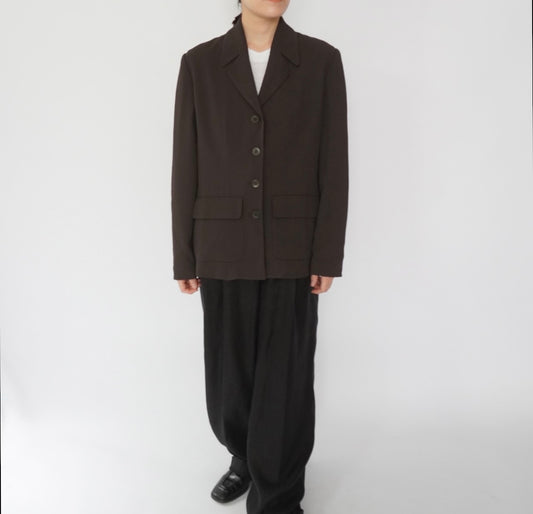 80s Brown Jacket Made in USA