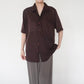 80s Brown Striped Shirt