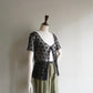 90s Black Lace Blouse