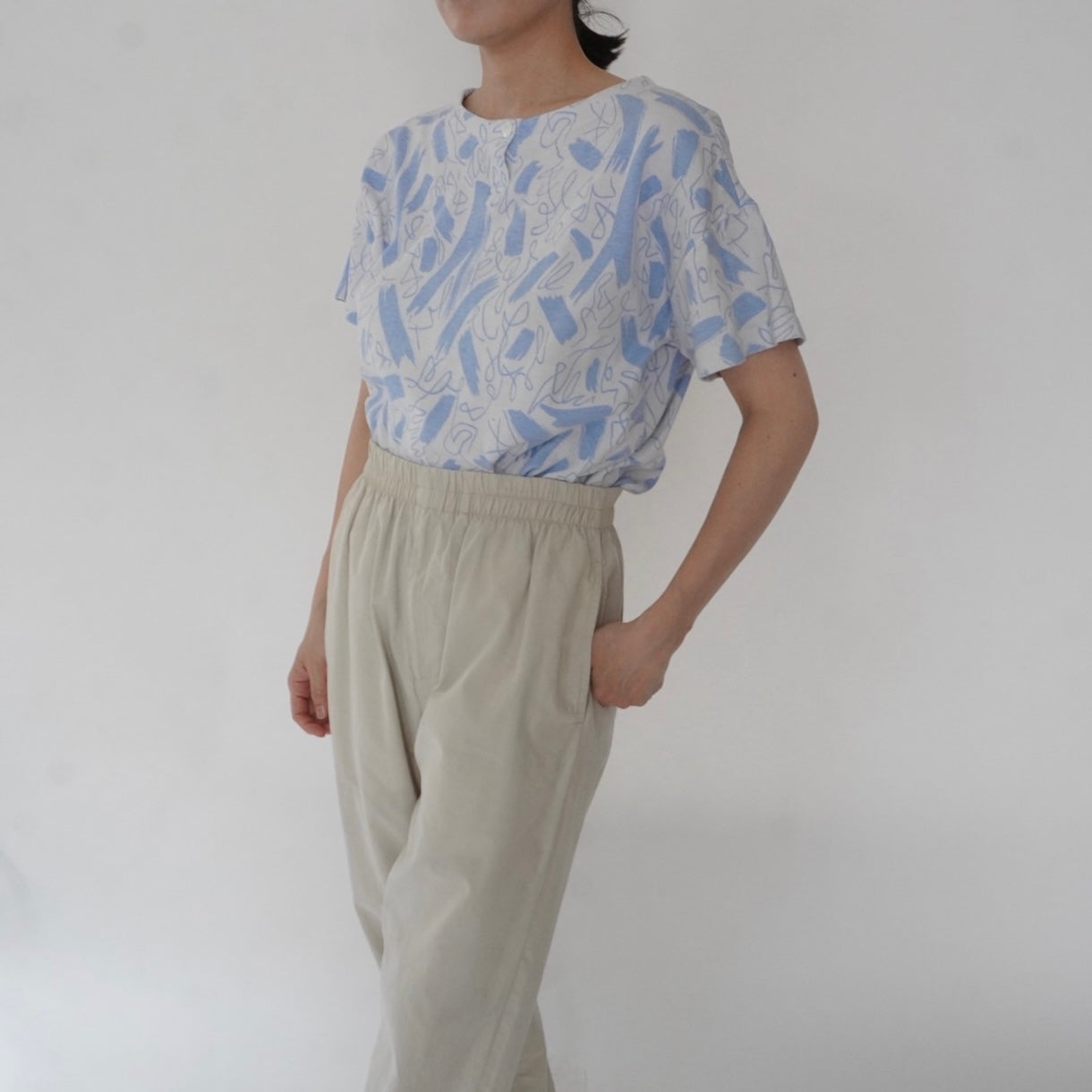 80s Pattern Top