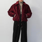 90s Velour Jacket Made in Italy Dead Stock