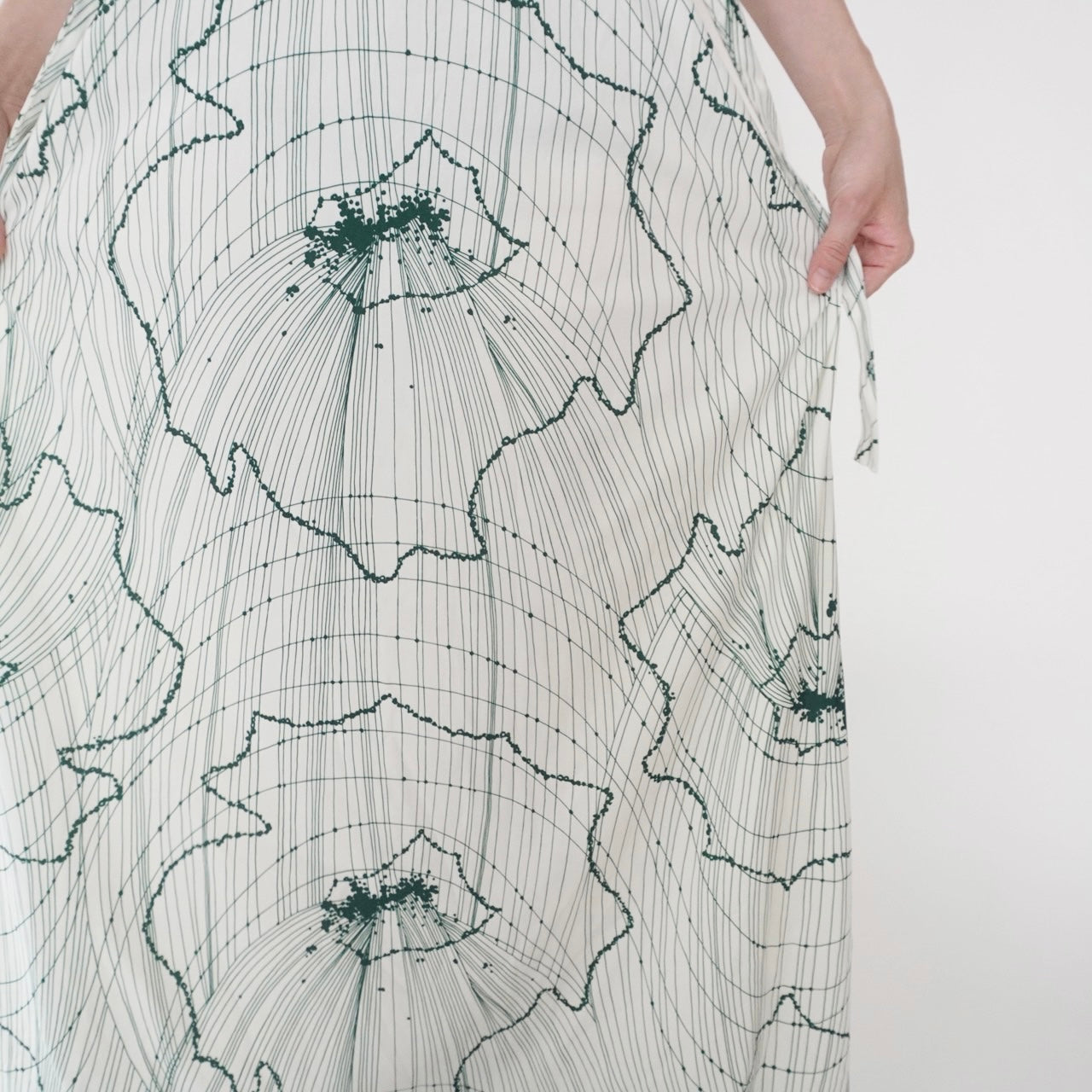70s Pattern Skirt Made in Canada