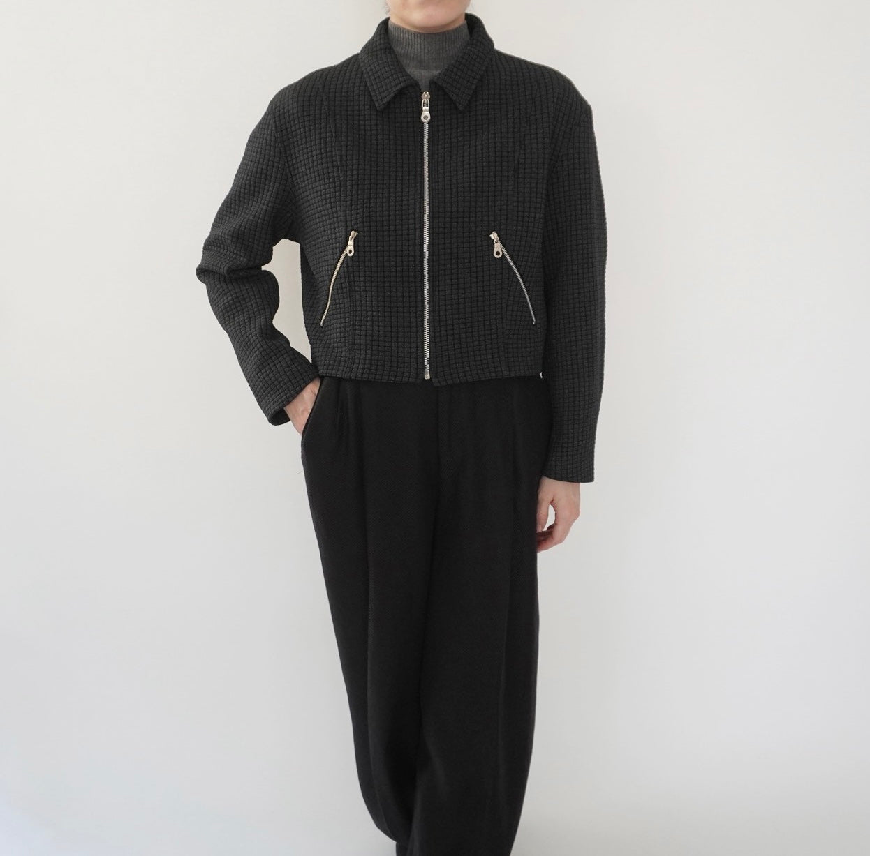 90s Design Top,Light Jacket Made in Italy