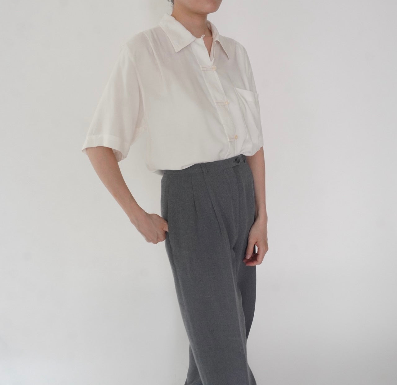 90s Design Rayon Shirt