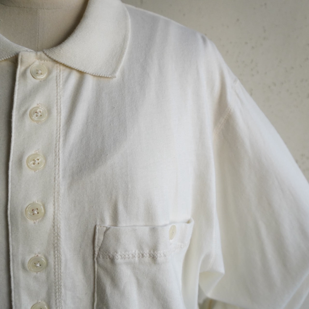 90s Ivory Cotton Top