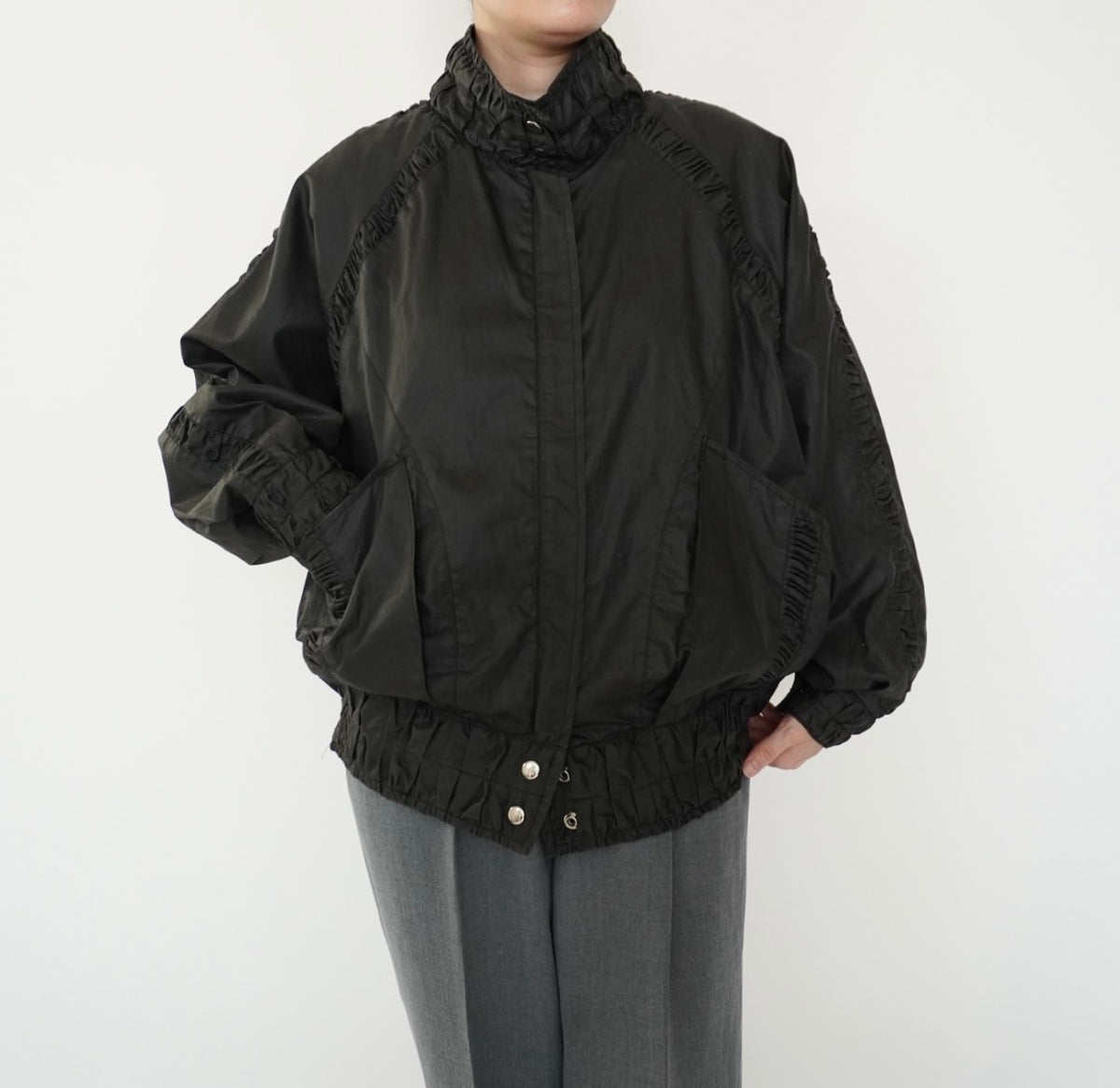 80s Design Black Jacket