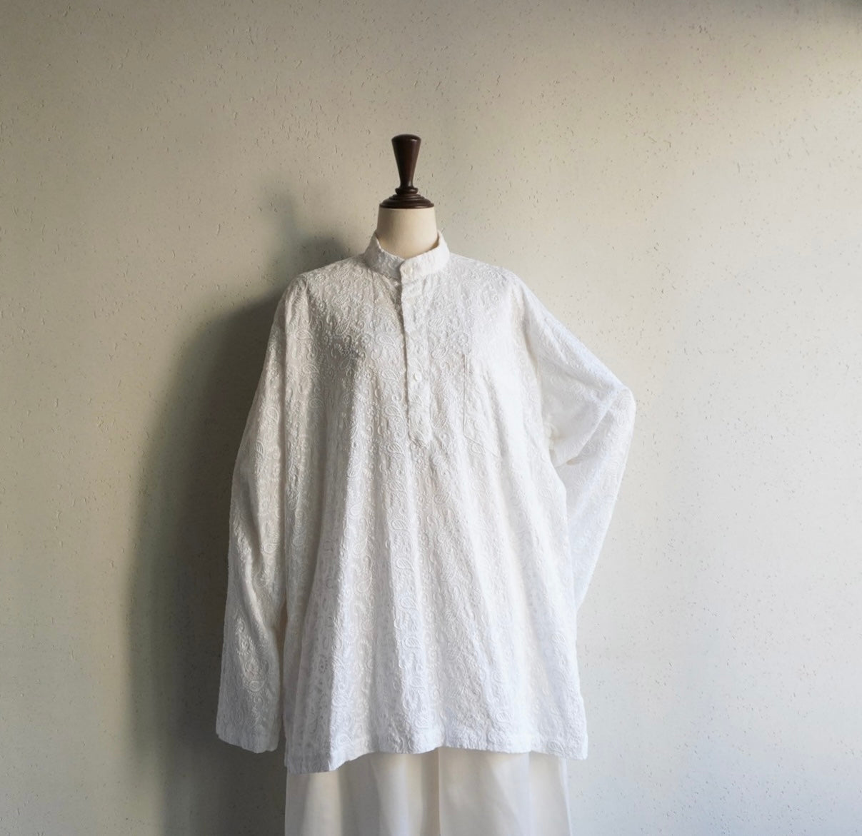 80s Cotton Embroidery Tunic
