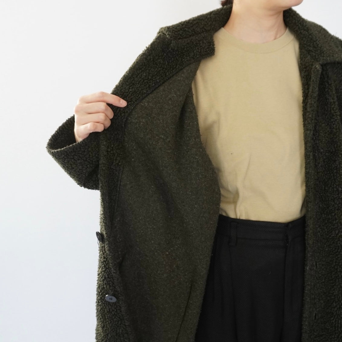 90s Fleece Shirt Jacket Made in USA