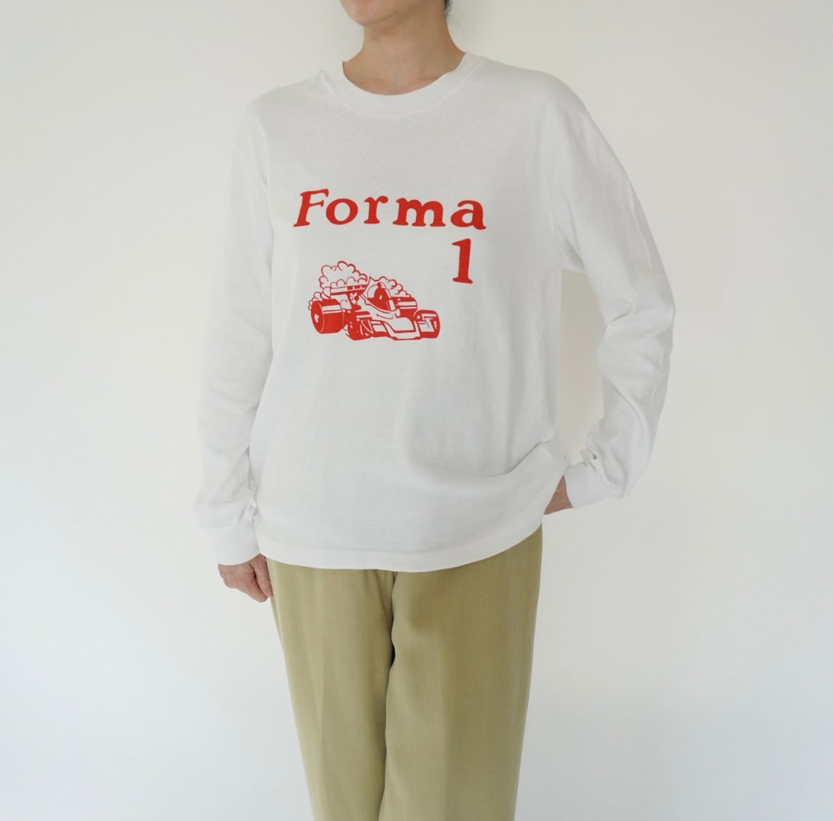 90s EURO Long Sleeves Printed T-shirt