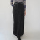 90s EURO Ribbed Knit Maxi Skirt
