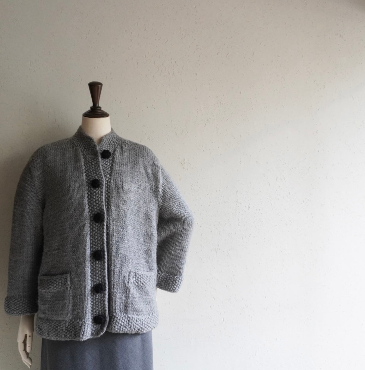 80s Design Knit Cardigan,Jacket