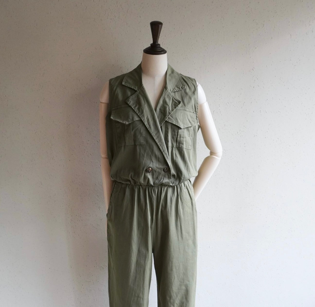 90s Sleeveless Jumpsuit Made in Italy