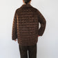 90s Velour Quilted Jacket Made in Italy