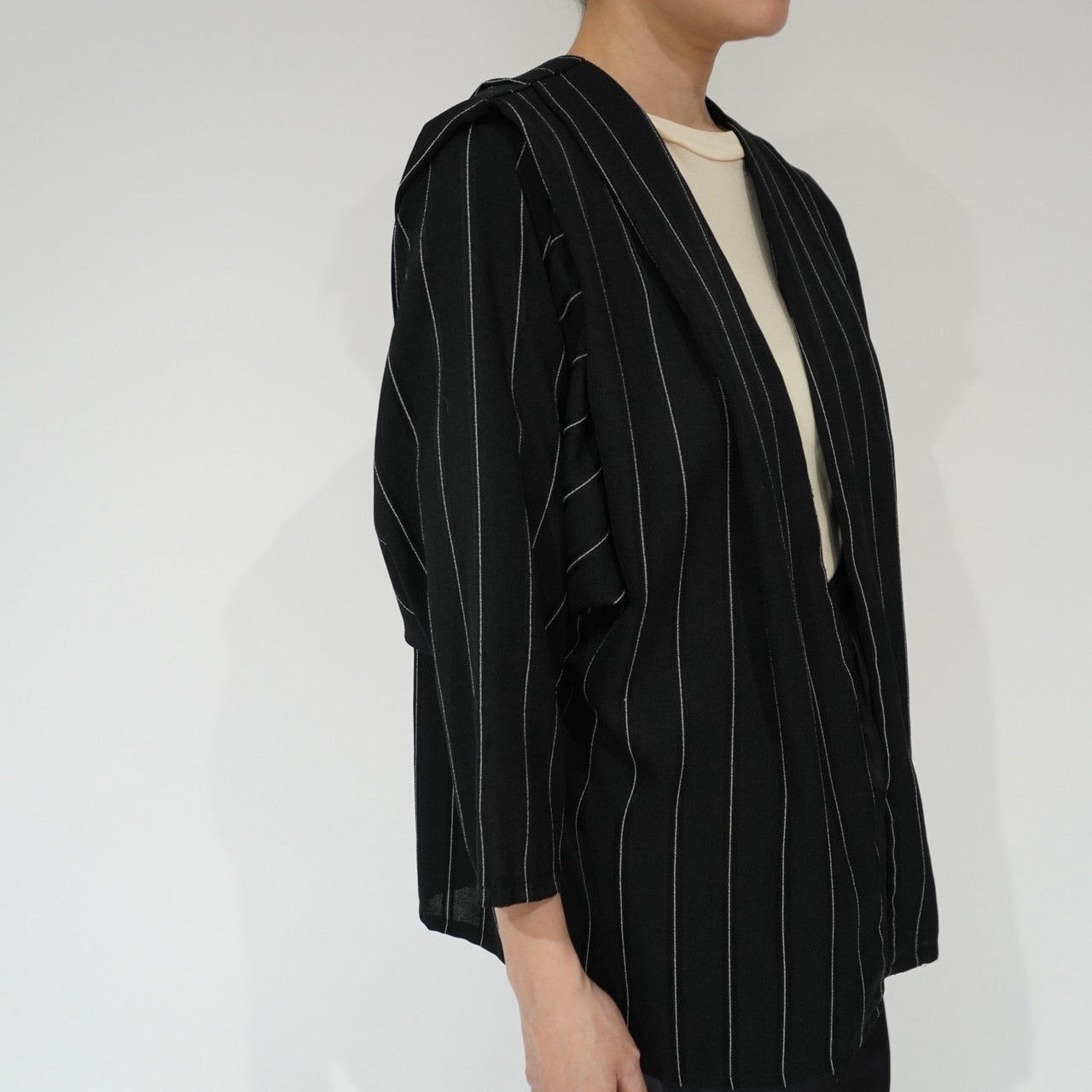 90s Striped Robe Jacket