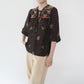 70s Printed Blouse