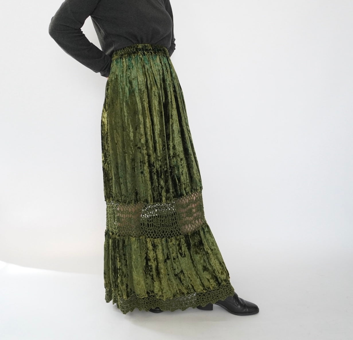 90s Velour Skirt