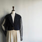 90s Sheer Sleeves Jacket,Blouse Made in USA