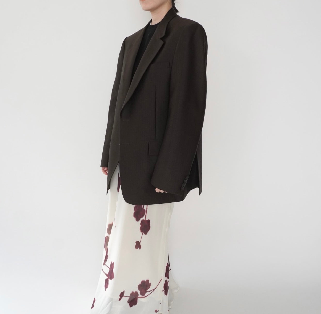 90s EURO Printed Skirt