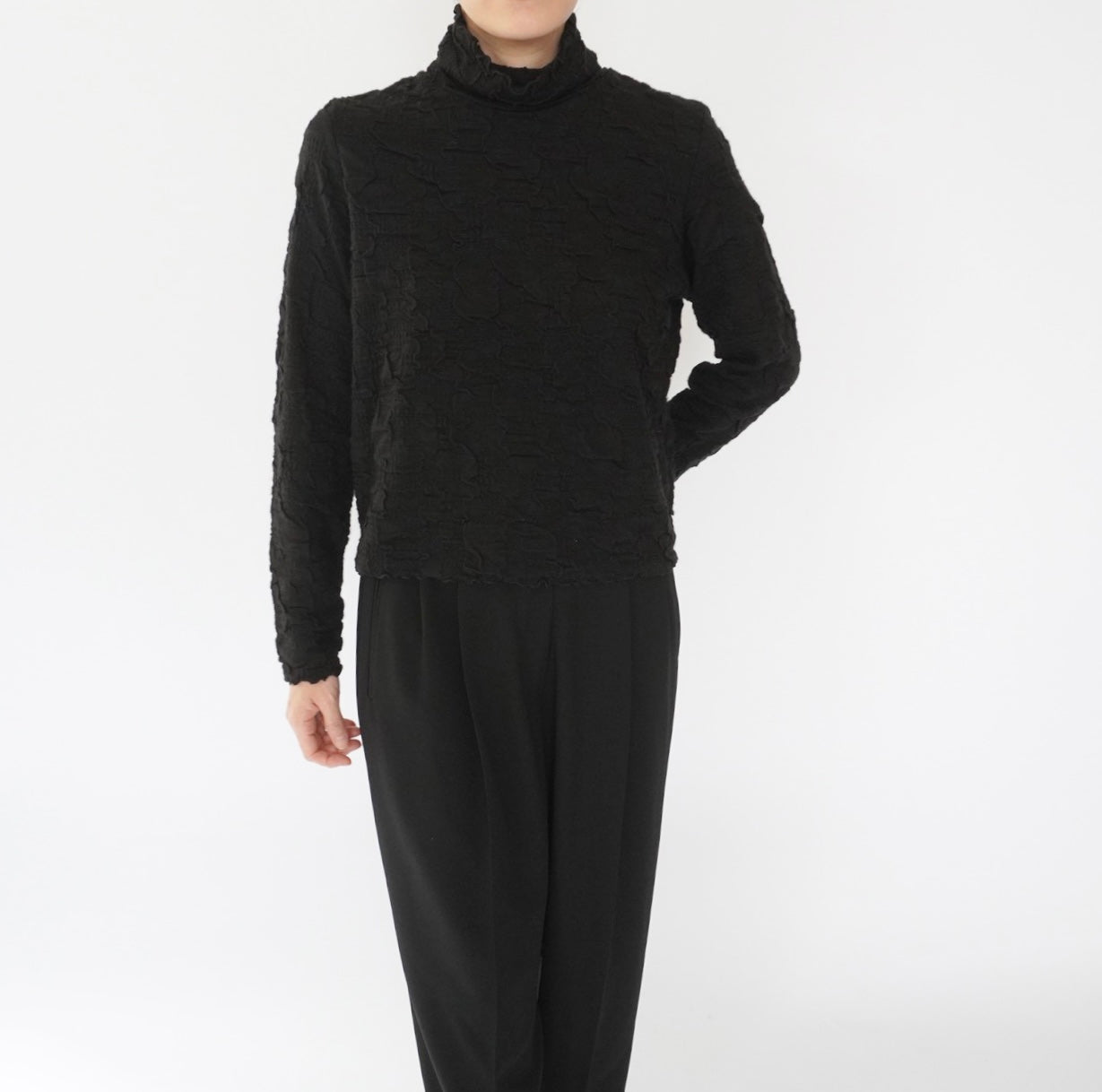 90s Pleated Top Made in USA