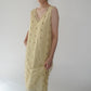 90s Embroidery Sheer Dress