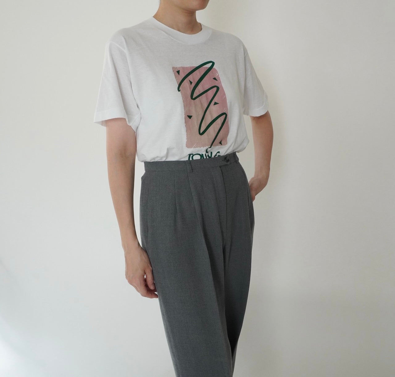 80s Printed T-shirt Made in USA