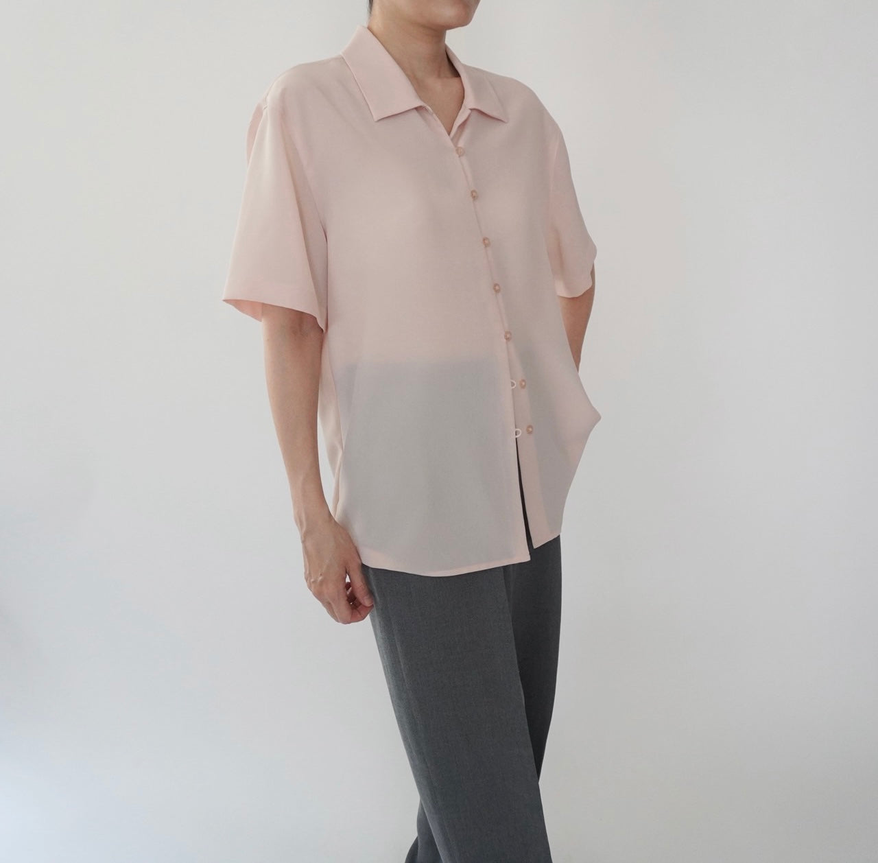 90s Light Pink Shirt