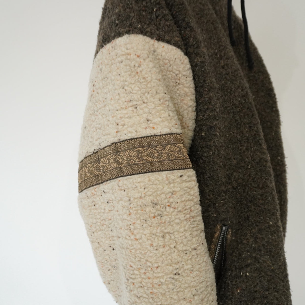 90s Design Fleece Jacket Made in Italy