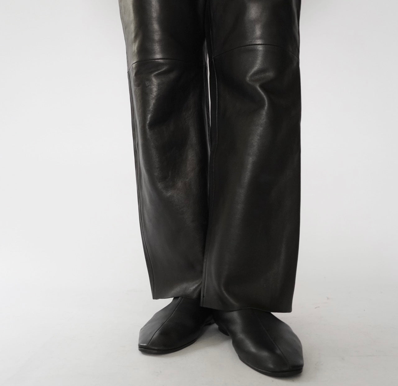 90s Black Leather Pants