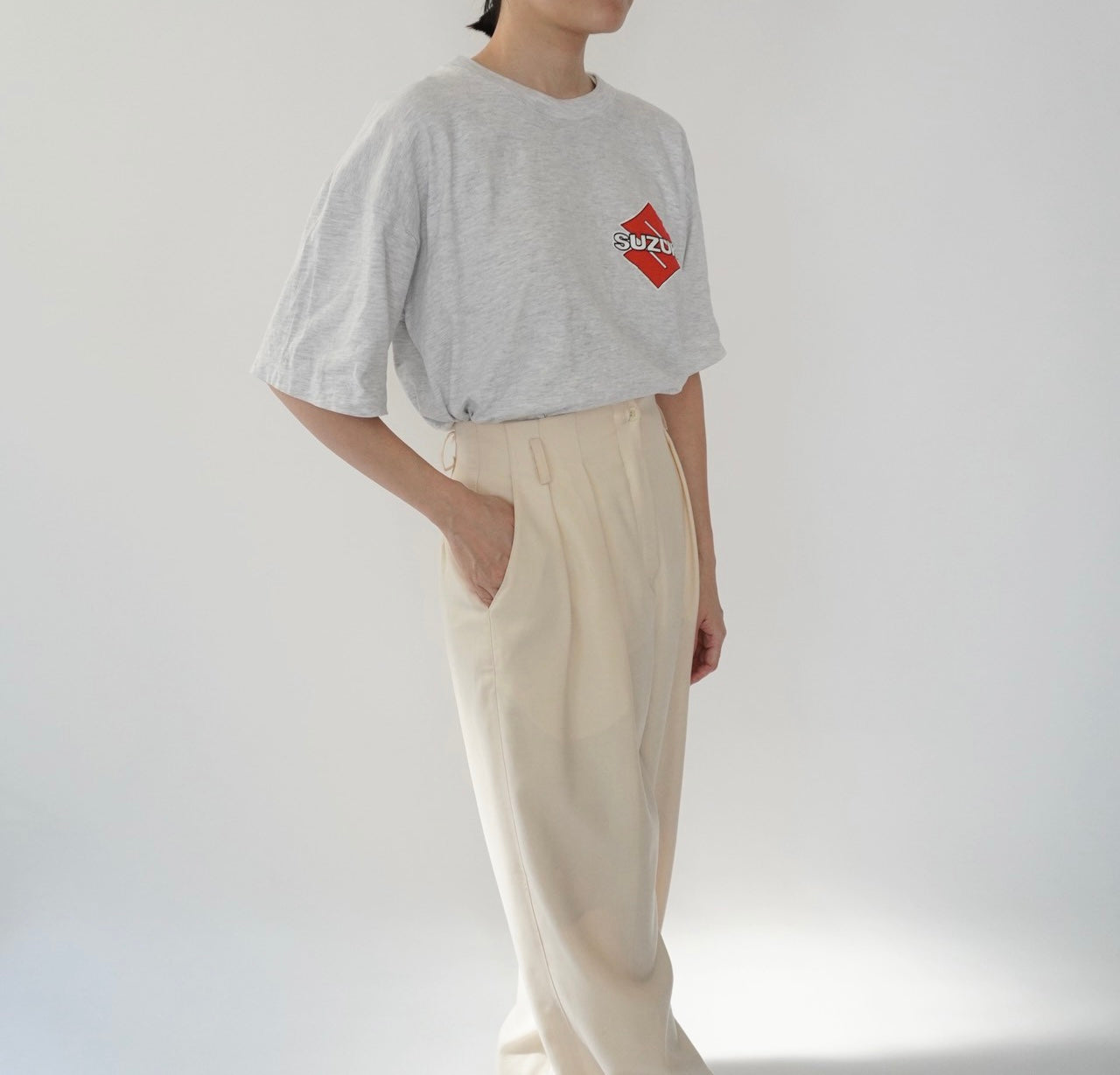 90s "SUZUKI" Printed T-shirt