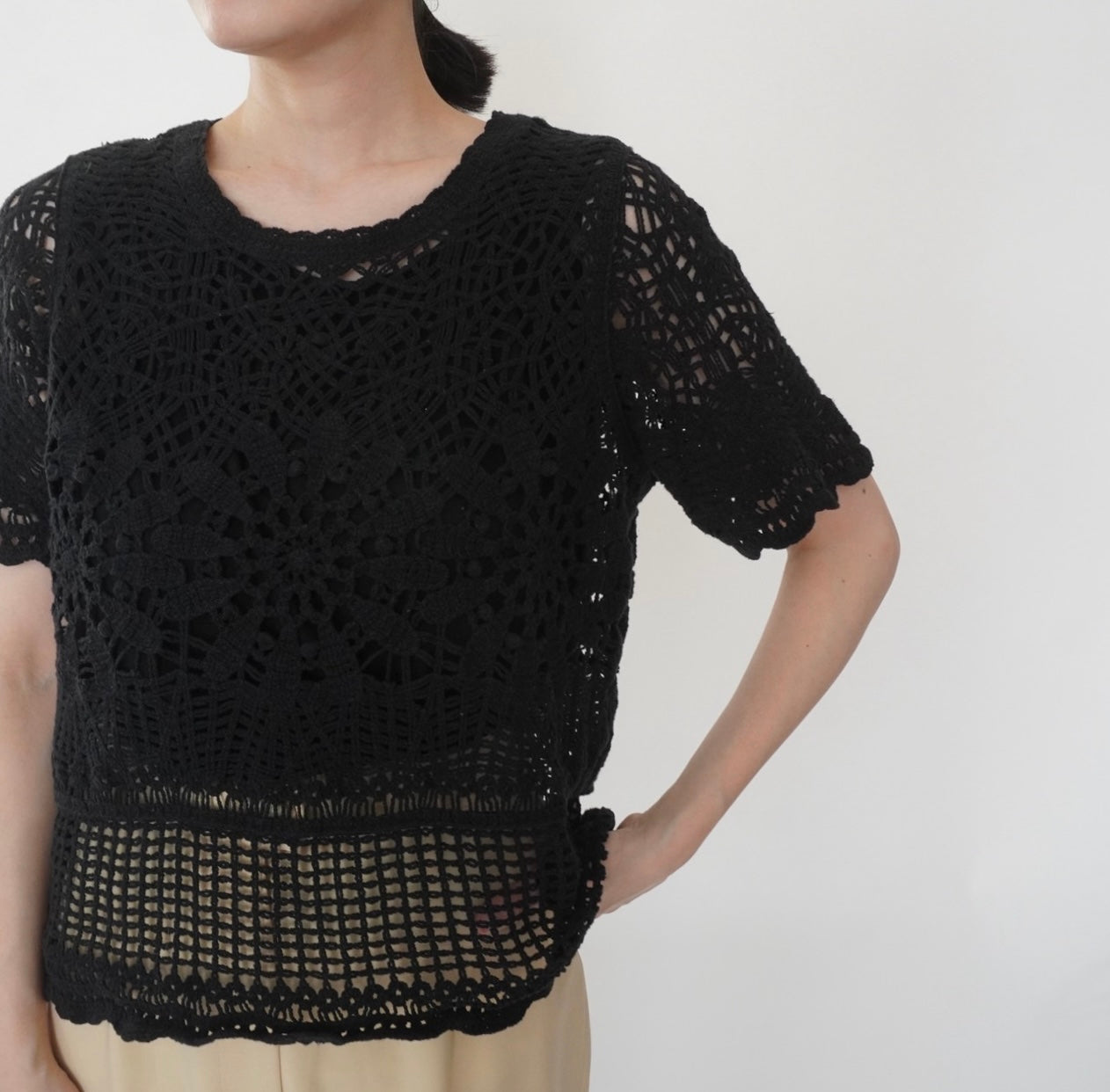 90s Crochet Top
