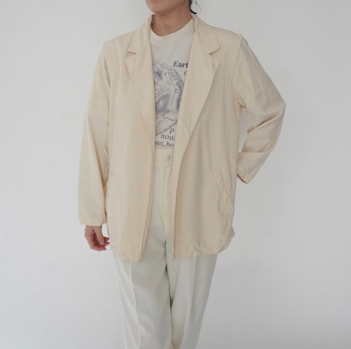 90s Silk Light Jacket