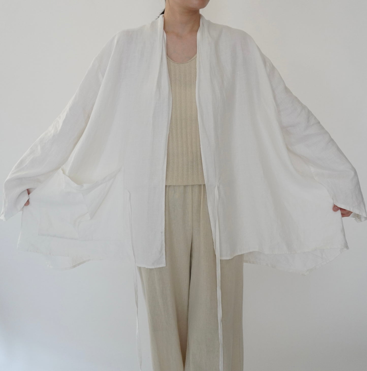90s Linen Jacket Made in USA