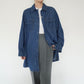 90s Denim Long Shirt