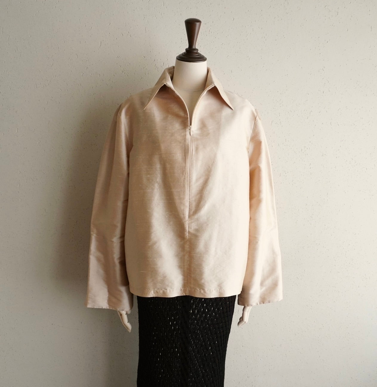 90s Silk Shirt,Pullover Jacket