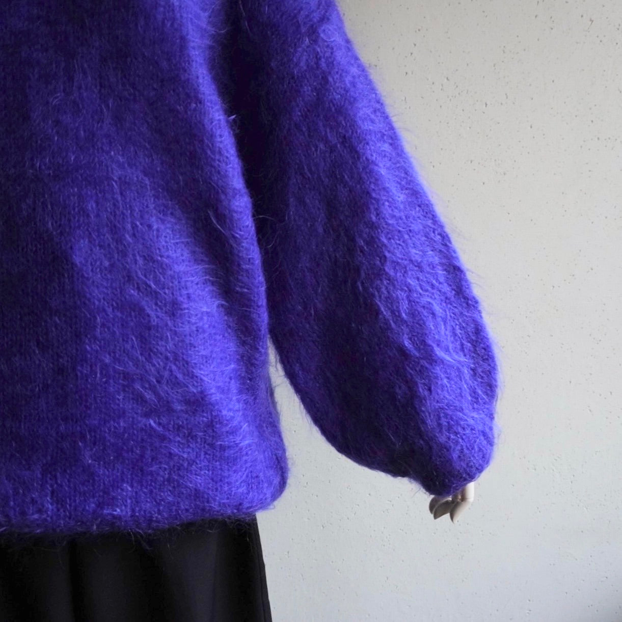 80s Blue Mohair Knit