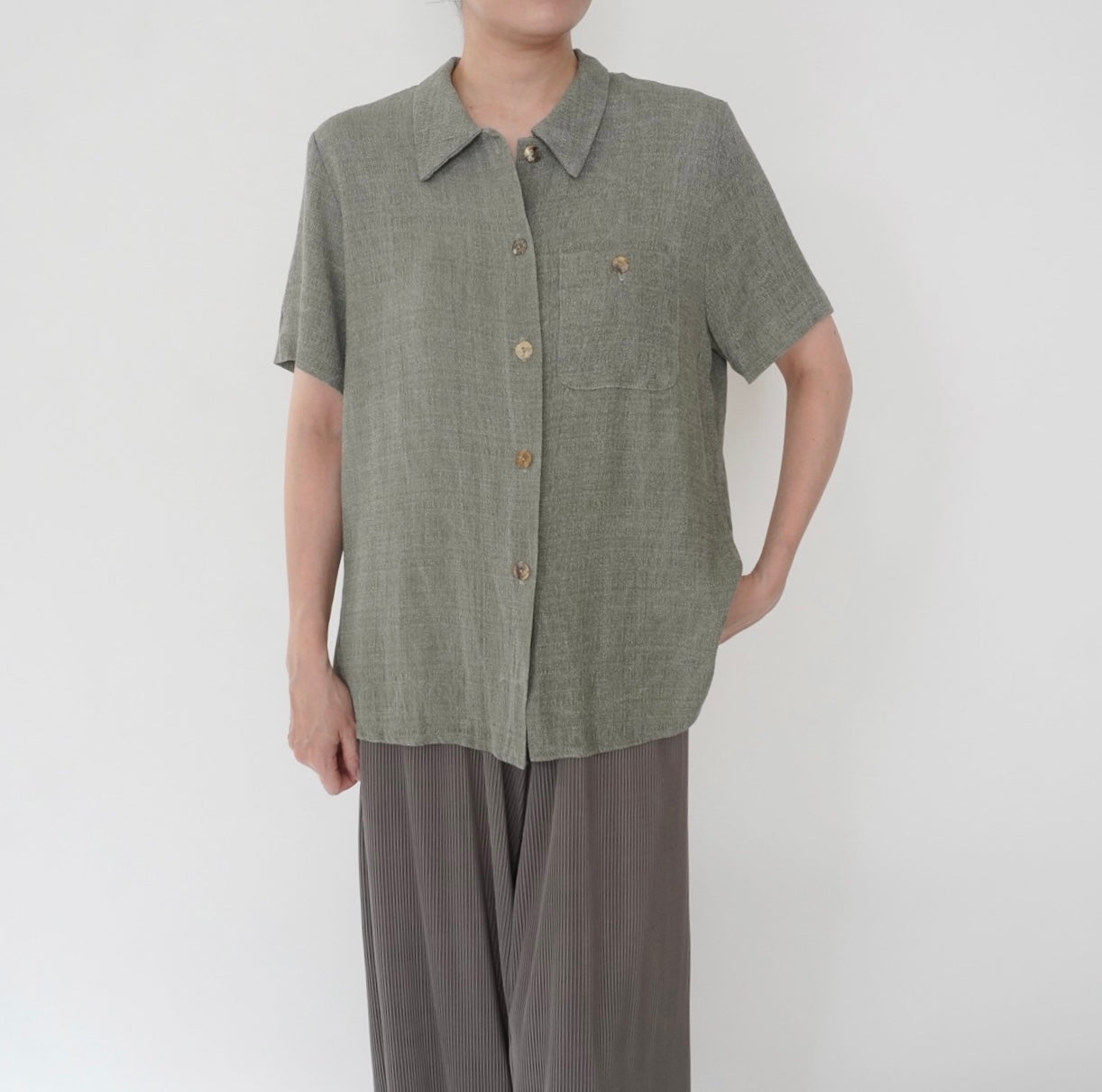 90s Rayon Shirt Made in USA