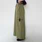 90s Khaki Design Skirt Made in USA