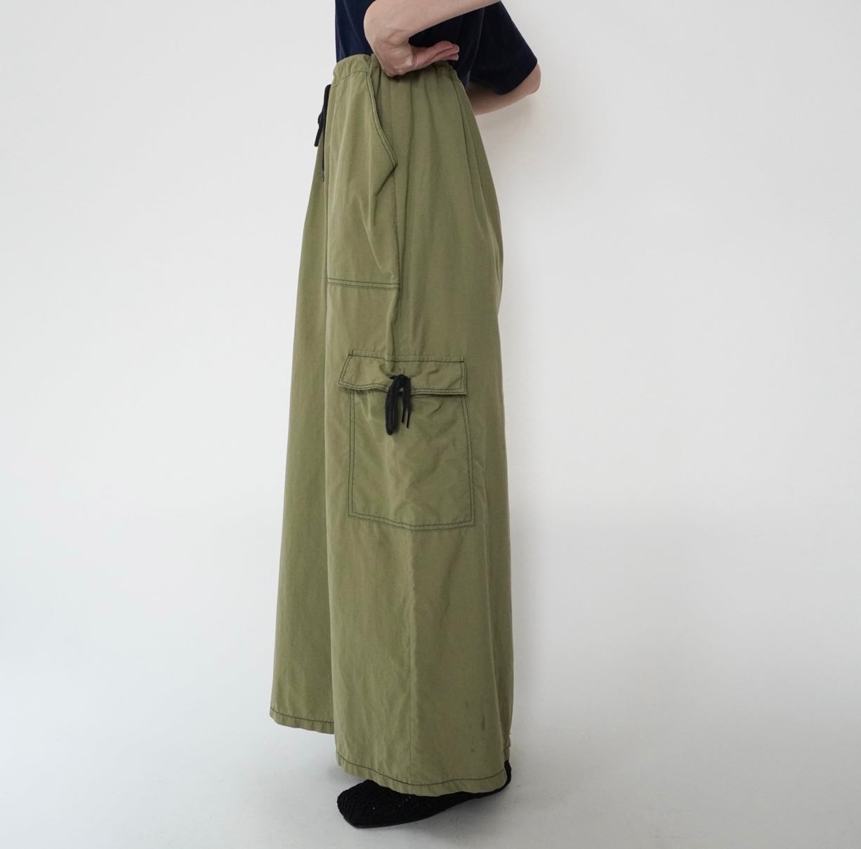 90s Khaki Design Skirt Made in USA