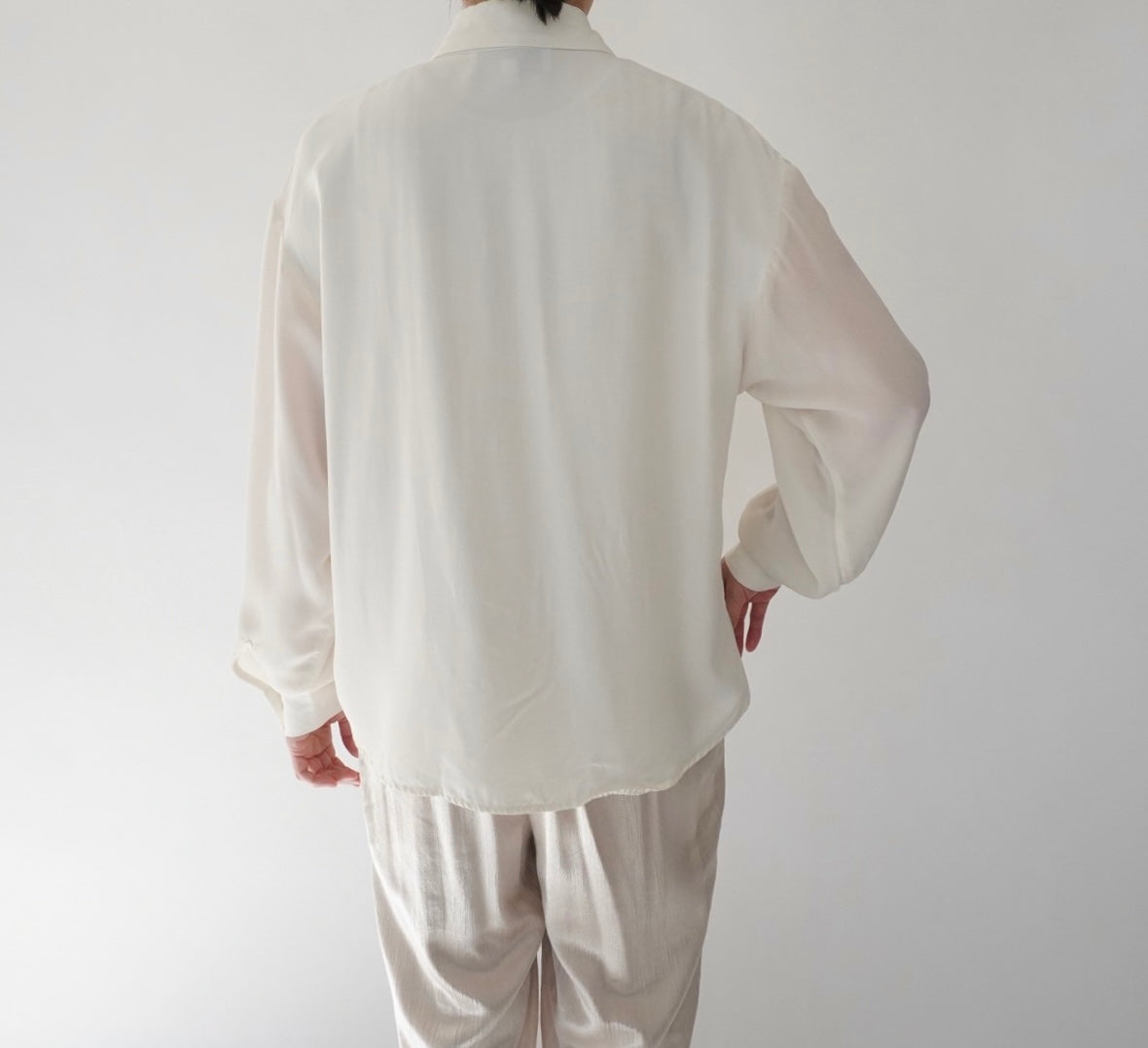 90s Cord Lace Shirt Made in USA