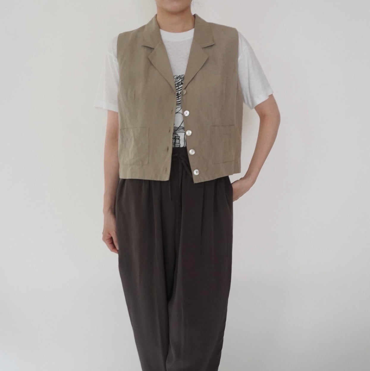 90s Silk Vest