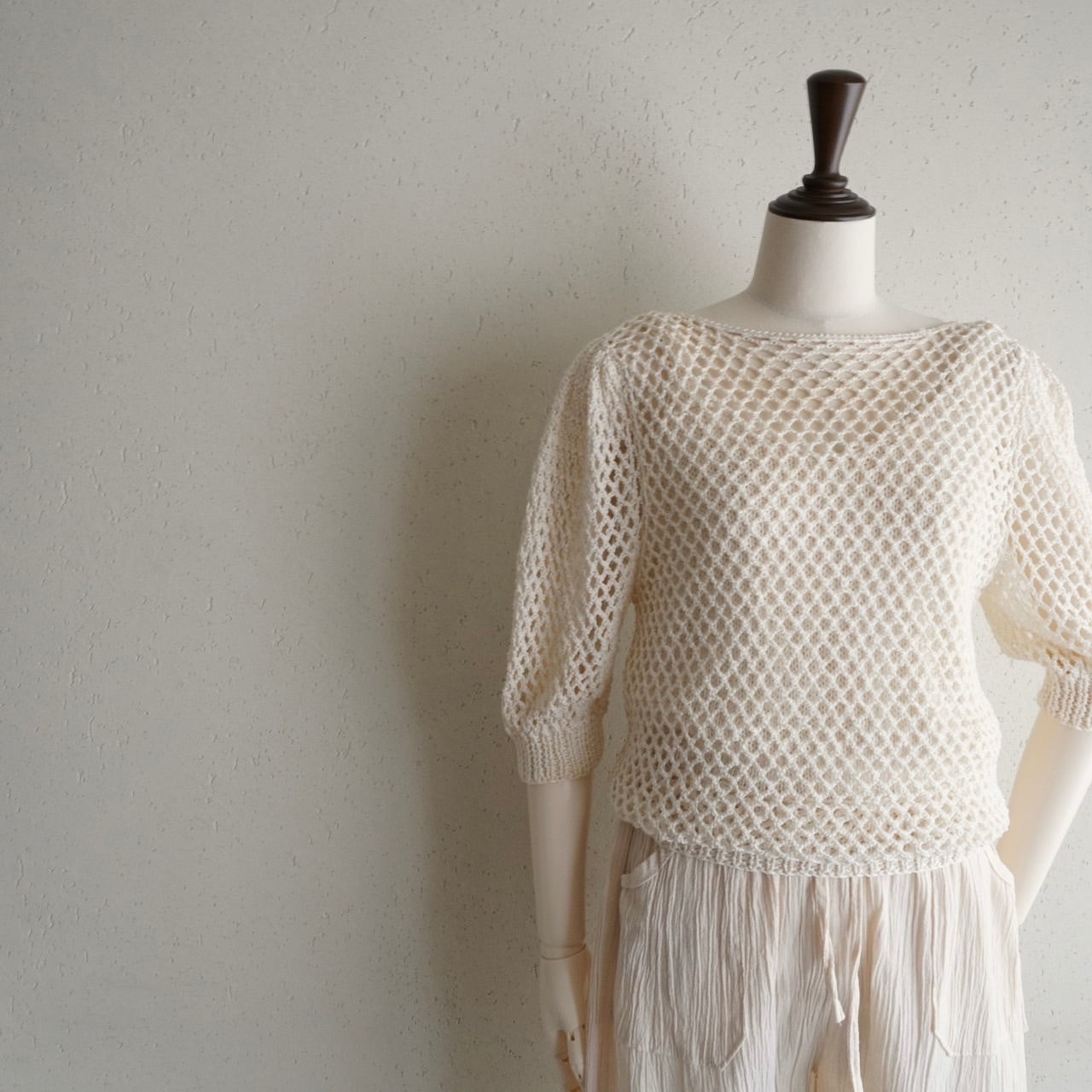 80s Hand Knit Top