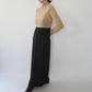 90s Gray Maxi Skirt