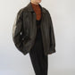 90s Leather Jacket Made in France