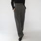 80s Black White Striped  Pants Made in Italy