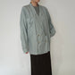 80s EURO Silk Pullover Shirt Jacket