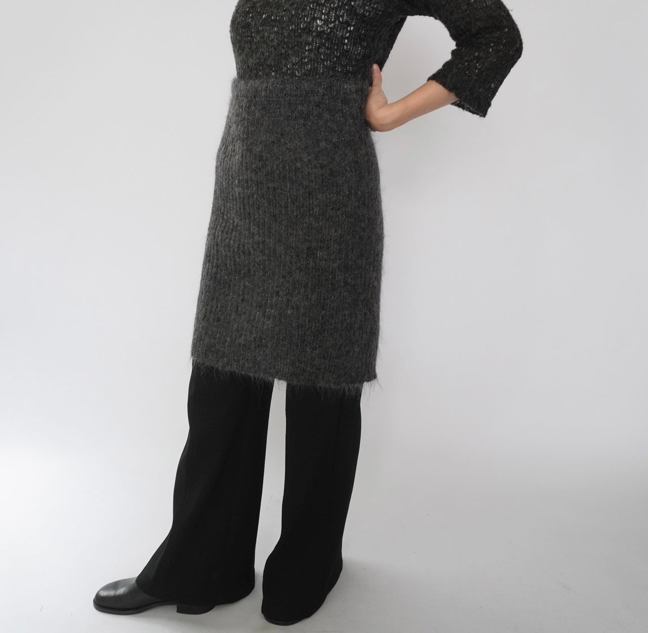 80s EURO Mohair Skirt