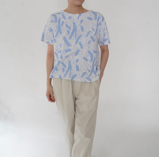 80s Pattern Top