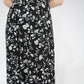90s Floral Print Maxi Dress