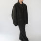 90s Leather × Nylon Jacket